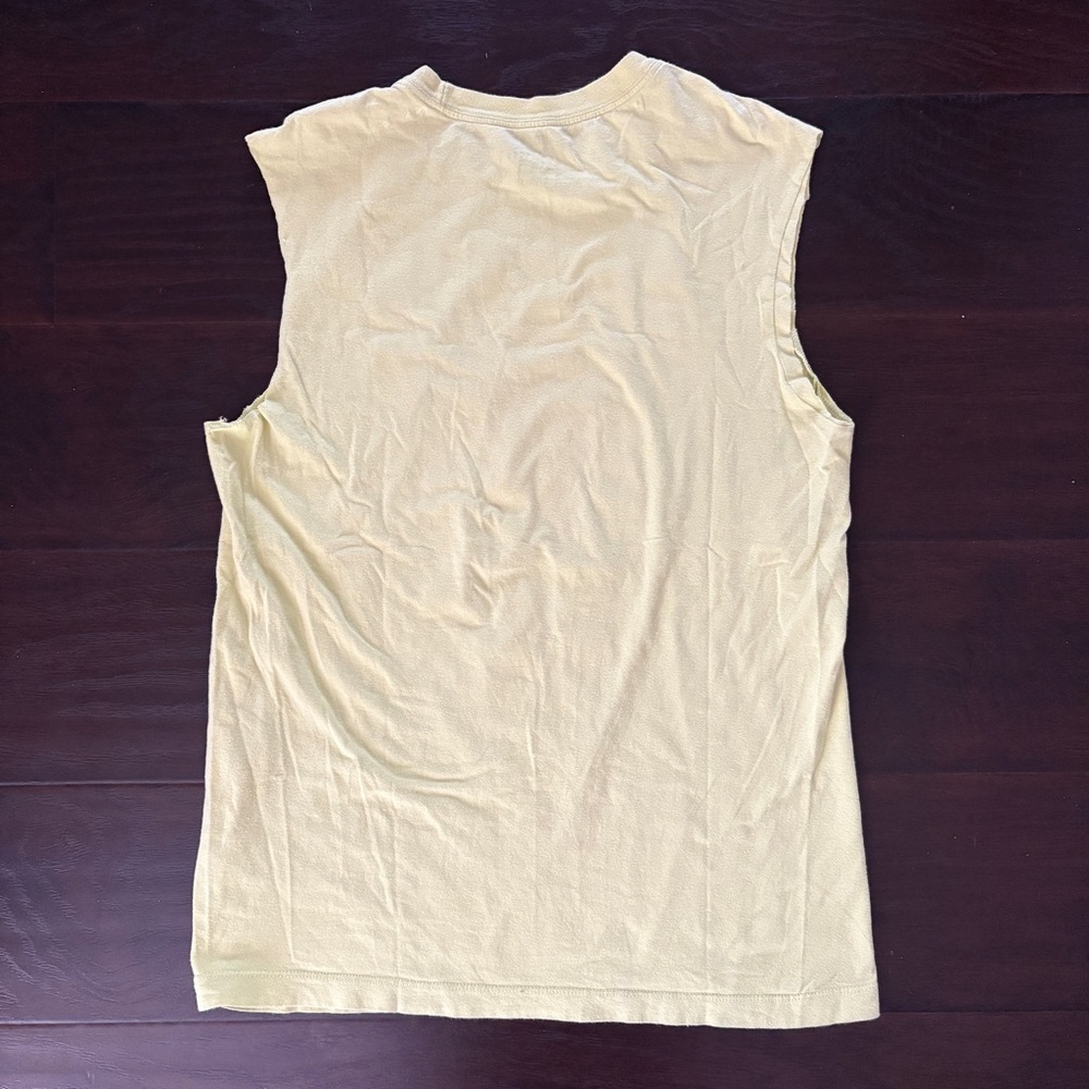Nike Just Do It Yellow Sleeveless Muscle Tee - Picture 7 of 8